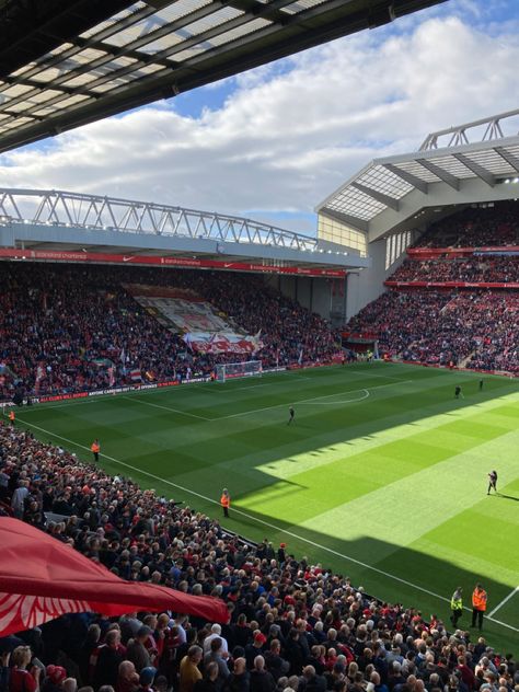 Anfield Aesthetic, Liverpool Fc Aesthetic, Liverpool Stadium, Liverpool Game, Anfield Stadium, Liverpool Champions, Word Cup, Football Wags, Soccer Pictures