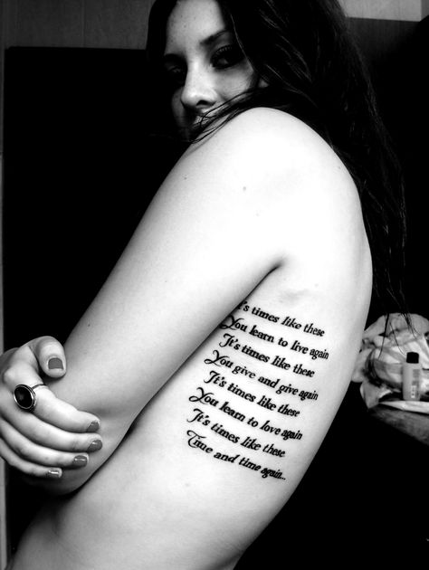 foo fighter song-time like these; like this quote and tattoo<3 Foo Fighters Tattoo Lyrics, Foo Fighters Tattoo, Foo Fighters Lyrics, Foo Fighters Songs, Lyrics Tattoo, Literary Tattoos, Lyric Tattoos, Music Tattoo, Music Tattoos