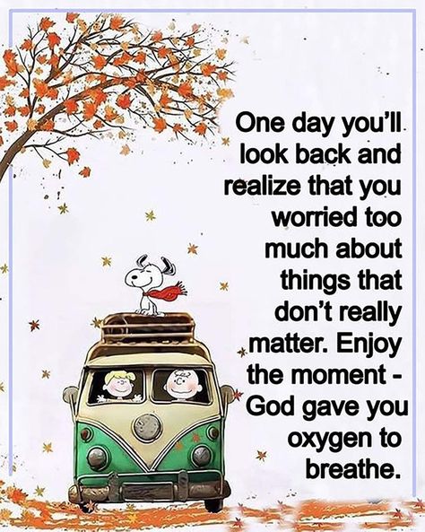 Peanuts Quotes, Good Quotes, Enjoy The Moment, Enjoy The Day, Snoopy Quotes, Thank You Lord, Peanuts Gang, Planet Earth, Friends Quotes