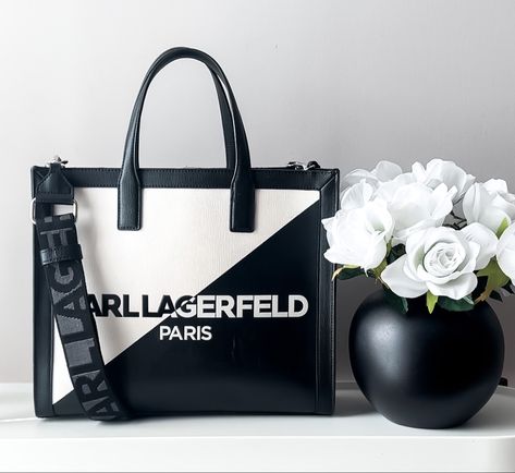 Karl Lagerfeld Purse, Karl Lagerfeld Bag, Sac Tote Bag, Medium Tote Bag, Tote Bag Purse, Medium Tote, Fashion Aesthetic, Karl Lagerfeld, Marc Jacobs