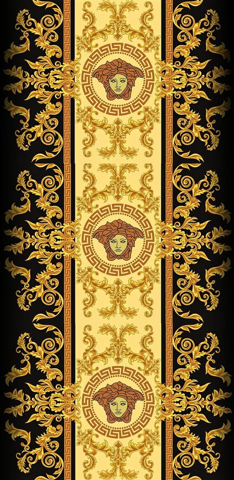 Versace Wallpaper Aesthetic, Versace Aesthetic Wallpaper, Versace Wallpaper Iphone, Gold Versace Wallpaper, Versace Background, Hd Iphone Wallpaper, Gold And Black Wallpaper, Versace Pattern, Versace Wallpaper