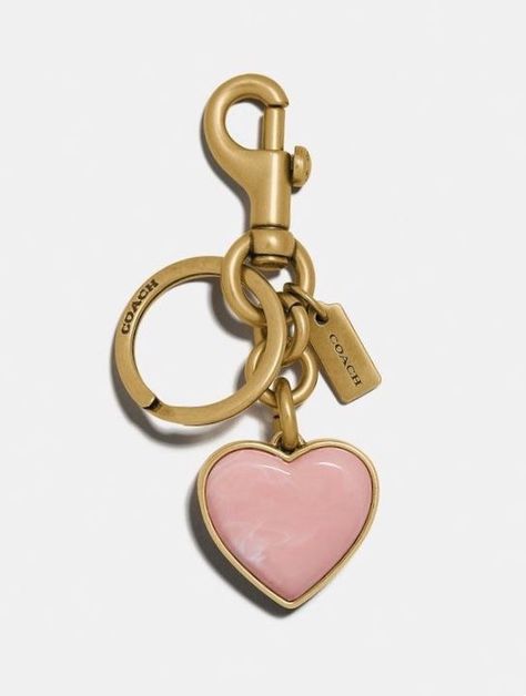 Heart Bag, Bag Charms, Handbag Charms, Bag Trends, Stone Heart, Coach Leather, Cute Bags, Clutch Purse, Cute Jewelry