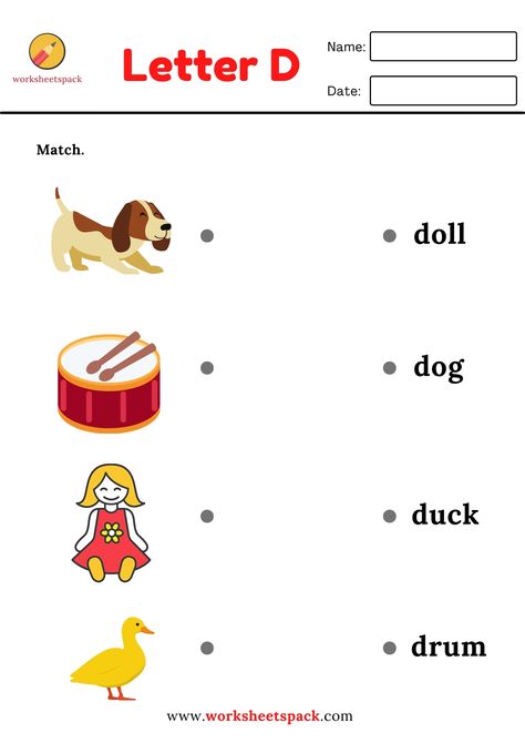 free matching activities pdf A-Z Word To Picture Matching, Match Word With Picture Worksheet, Matching Words To Pictures Worksheets, Tk Worksheets, Middle School Grammar Worksheets, Cvc Reading, English Handwriting, Preschool Activities Printable, Phonics For Kids