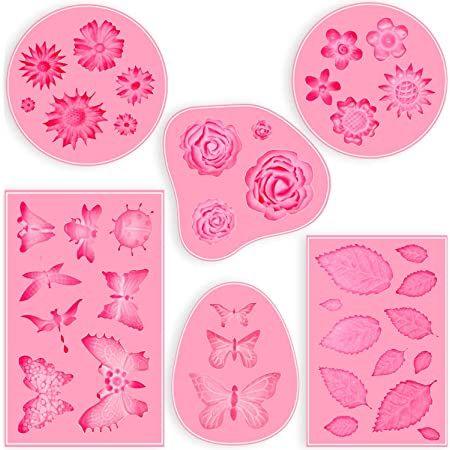 Polymer Clay Molds, Leaf Mold, Candy Candle, Flower Mold, Rose Molds, Candy Making Supplies, Formy Silikonowe, Polymer Clay Mold, Flower Molding