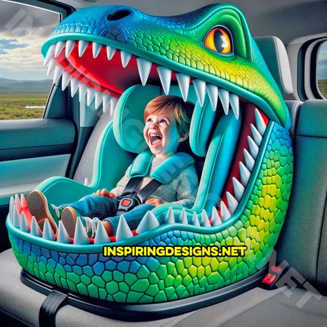 Hanging Dinosaur Lounger, Dinosaur Chair, Kids Bed Design, Cute Squishies, Monster Truck Birthday, Car Bed, Best Friends Funny, Car Rides, Aesthetic Rooms