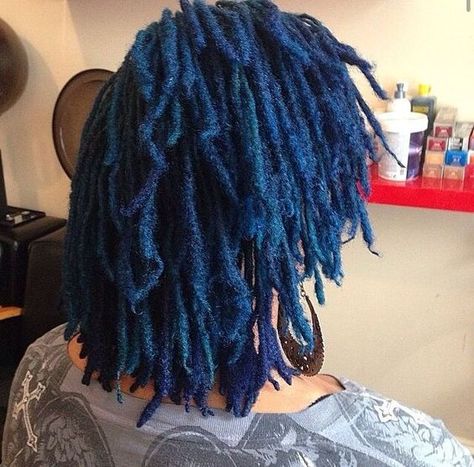 blue dreads tips - Google Search Blue Locs, Blue Dreadlocks, Blue Dreads, Dyed Dreads, Beautiful Dreadlocks, Short Locs Hairstyles, Dreads Styles, Hair Locks, Dreadlock Hairstyles