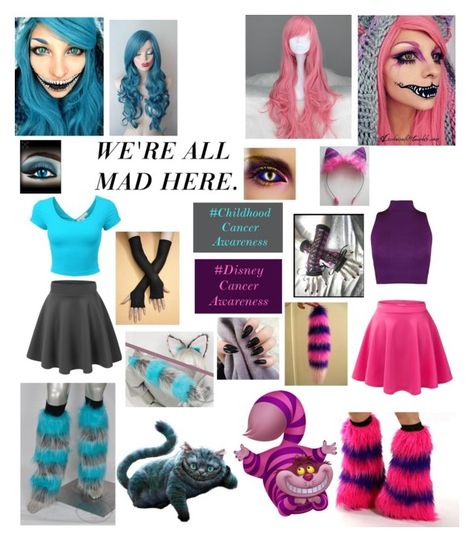 "Cheshire Cat // (before like, read D" by nebulaprime ❤ liked on Polyvore featuring beauty, WearAll, childhoodcancerawareness and disneycancerawareness Disney Bounding Cheshire Cat, Easy Cheshire Cat Costume, Cheshire Cat Costume Womens, Cheshire Cat Disneybound, Cheshire Cat Costume Aesthetic, Chesire Cat Costume Diy, Cheshire Cat Costume Ideas, Cheshire Cat Inspired Outfits, Cheshire Cat Outfit Ideas