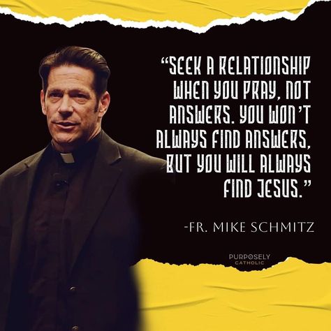 Fr Mike Schmitz Quotes, Fr Mike Schmitz, Father Mike Schmitz, Catholic Prayers Daily, Catholic Beliefs, Saint Quotes Catholic, Faith Formation, Saint Quotes, Catholic Quotes