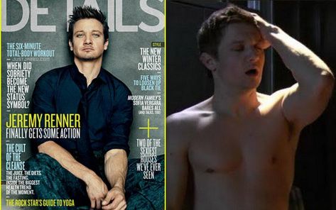 Jeremy Renner Shirtless, Out Magazine, Jonathan Rhys Meyers, Shia Labeouf, Dating Women, Logan Lerman, Gemma Arterton, Michelle Rodriguez, Ewan Mcgregor