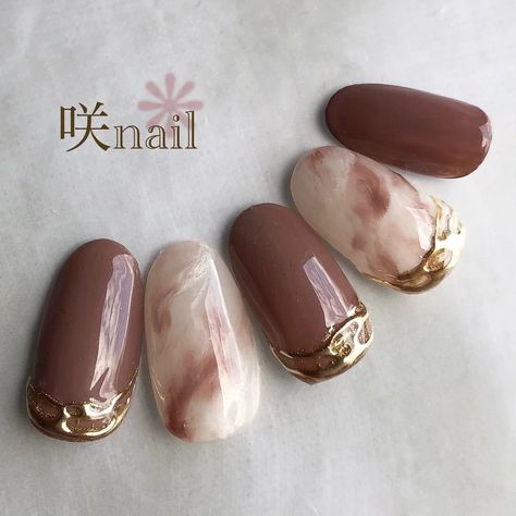 Art Deco Nails, Brown Nails, Nails Inspiration, Girly Things, Press On Nails, Nail Inspo, Nail Art Designs, Manicure, Nail Designs