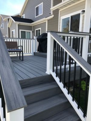 Trex Railing, Composite Railing, Trex Transcend, Composite Deck Railing, Deck Railing Ideas, Deck Remodel, Deck Railing Design, Deck Colors, Railing Ideas