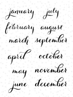 How To Write August In Calligraphy, September In Cursive, July In Cursive, August In Cursive, April In Cursive, August Cursive, Months In Calligraphy, July Cursive, April Font