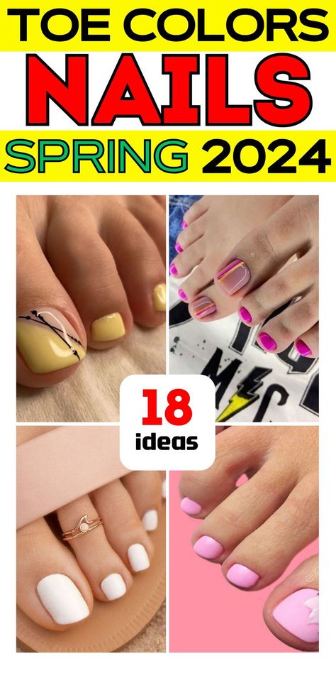 Get ahead of the curve with the latest spring pedicure trends for 2024! Explore a palette of soft pastels and playful designs, from sweet pink hearts to sophisticated sky blue geometric patterns. Our guide unveils the must-have colors and nail art ideas to keep your toes stylish all season long. Dive in and discover your perfect spring pedicure look today Toe Nails Designs, Beach Toe Nails, Purple Toe Nails, Latest Nail Colours, Perfect Pedicure, Spring Pedicure, Pedicure Colors, Acrylic Toes, Acrylic Toe Nails