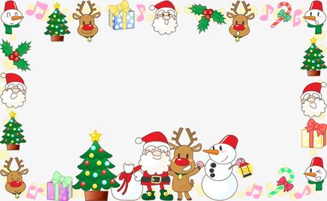 Border Frame Png, Frame Christmas, Christmas Frame, Christmas Border, Border Frame, Clipart Christmas, Frame Png, Nurse Christmas, Christmas Sleigh