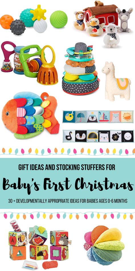 Newborn Stocking Stuffers, Christmas Presents For Babies, Newborn Christmas Gifts, 2 Month Old Baby, Stocking Stuffers For Baby, Christmas Tips, 7 Month Old Baby, Baby's First Christmas Gifts, Infant Care