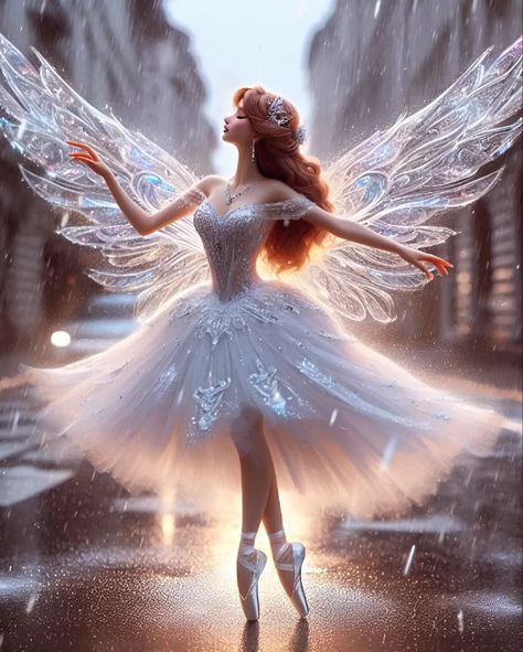 Music Fairy, Angel Barbie, Girly Illustration, Dancing Fairy, Fairy Ballerina, Egyptian Era, Ballet Posters, Ballet Dancing, Fairies Dancing