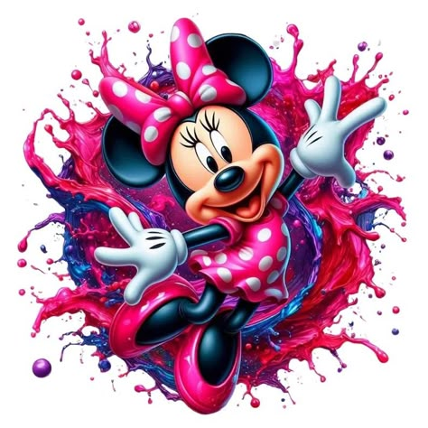 Minnie Mouse Clipart, Mouse Clipart, Mouse Png, Minnie Mouse Images, Splash Design, Artsy Background, Pumpkin Carving Designs, Mickey Mouse Pictures, Sublimation Ideas Projects Inspiration