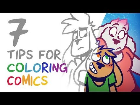 7 Tips for Coloring Comics - YouTube Contest Rules, Audio, Comics, Color