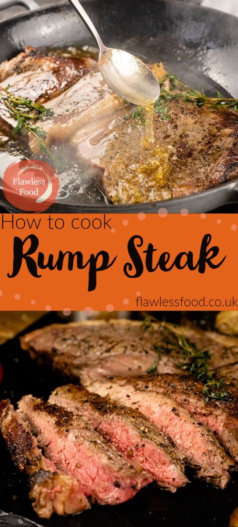 Rump Steak Recipes, Steak Cooking Times, Steak At Home, Beef Rump, Steak Cooking, Rump Steak, Steak Side Dishes, Fillet Steak, Juicy Steak