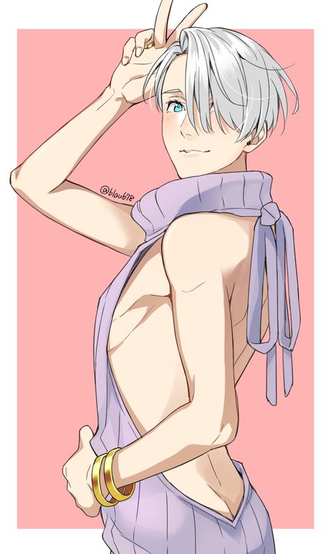 Another Virgin Killing Viktor | Virgin-Killing Sweater | Know Your Meme Virgin Killing Sweater, Ice Drawing, Ice Pictures, Virgin Killer Sweater, Victor Nikiforov, Yuri Katsuki, Yuri On Ice, Cosplay Anime, Wattpad