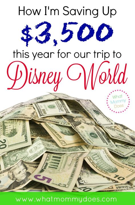 How I’m Saving Up $3,500 This Year For Our Trip to Disney World - Saving For Disney, Disney Budget, Disney Savings, Disney Surprise, Travel Disney, What Is Sleep, Frugal Wedding, Trip To Disney World, Kids Money