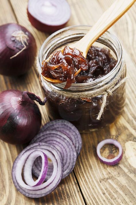 Recipe: Red onion marmalade - thisNZlife Onion Jam Recipe, Savory Jam Recipes, Savory Jam, Marmalade Recipe, Onion Jam, Kampot, Jams & Jellies, Jam Recipes, In A Jar