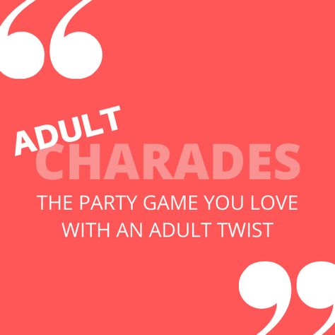 Diy Charades, Charades Ideas Funny Family, Halloween Charades For Adults, Funny Charades Ideas, Charade Ideas Funny, Charades List Funny, Fundraiser Games, Charades For Adults, Charades Word List