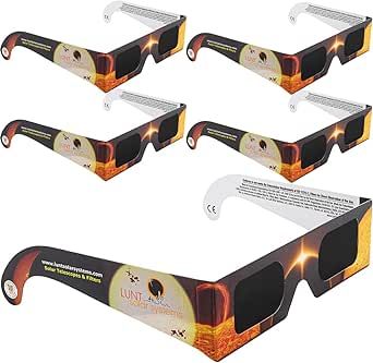 Get ready to see the Sun with this cheap 5 Pack Eclipse Glasses, NASA Approved 2024, CE and ISO Certified, AAS Approved, Trusted for Solar Viewing Solar Images, Eclipse Glasses, 2024 Eclipse, Solar Eclipse Glasses, Sun View, Eclipse Solar, Eye Safety, Solar Systems, Solar Eclipses