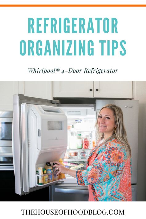 One of the most satisfying things to Spring clean is my fridge! #WhirlpoolAmbassador Today on the blog, I am sharing a few tips and tricks to make cleaning and organizing your refrigerator a breeze. We can’t tell you enough how much we love our Whirlpool® 4-Door Refrigerator with Exterior Drawer! Check out the blog post for more organizing ideas and to hear why we love this guy so much! #whirlpool #whirlpoolusa #everydaycare French Door Refrigerator Organization, 4 Door Fridge, Refrigerator Shelves, 4 Door Refrigerator, Clean Refrigerator, Cleaning And Organizing, Satisfying Things, Fridge French Door, Fridge Shelves