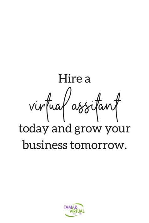 Get a quality of work that doesn't require a strenuous labor and huge amount of time. Bring your business to new heights. In no other way but hiring a virtual assistant. Delegate them any administrative tasks, social media marketing, and any less-essential tasks that preoccupy your precious time to boost the productivity level of your business. #quotes #quotesoftheday #quotestoliveby #quotesdaily #outsource #outsourcing Personal Assistant Quotes, Appointment Setter, Virtual Assistant Quotes, Creating Boundaries, Va Business, Hire A Virtual Assistant, Business Inspiration Quotes, Virtual Assistant Business, Social Media Marketing Business