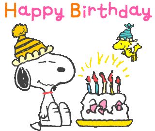 Happy Birthday GIF - HappyBirthday - Discover & Share GIFs Snoopy Birthday Images, Happy Birthday Snoopy, Happy Birthday Snoopy Images, Peanuts Happy Birthday, Birthday Gif Images, Birthday Animated Gif, Birthday Snoopy, Happy Birthday Gif Images, Animated Happy Birthday Wishes