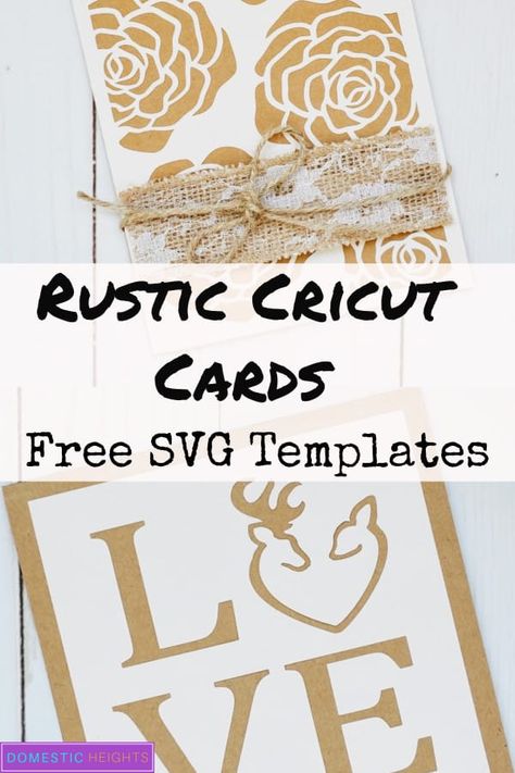 rustic cricut card free svg, papercraft ideas, handmade cards, handmade love card, anniversary and just because card ideas Diy Love Cards For Him, Diy Love Cards, Cricut Card Ideas, Love Card Ideas, Love Cards Handmade, Love Cards For Him, Cards Cricut, Diy Stencils, Card Design Handmade