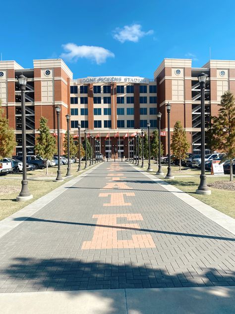 Boone Pickens Stadium, Oklahoma State University Aesthetic, College Wallpaper, Stillwater Oklahoma, Cowgirl Life, College Things, Osu Cowboys, Go Pokes, College List