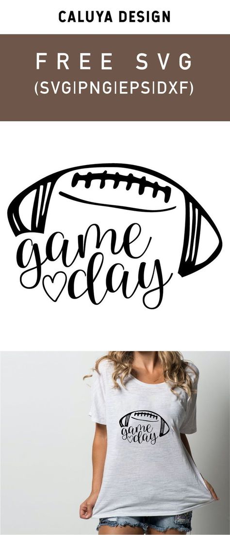 Free Svg Files For Cricut Football, Silhouette Shirt Ideas, Football Svg Shirts, Cricut Football Projects, Football Cricut Shirts, Football Mom Svg Free, Free Football Svg Files For Cricut, Football Svg Free Cricut, T Shirt Svg Free