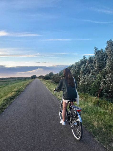 #summer #bike #netherlands Bike Summer Aesthetic, Dutch Bike Aesthetic, Netherlands Aesthetic Summer, Biking Netherlands, Bike Girl Aesthetic, Dutch Girl Aesthetic, Aesthetic Bicycle, Riding Bike Aesthetic, Bike Riding Aesthetic