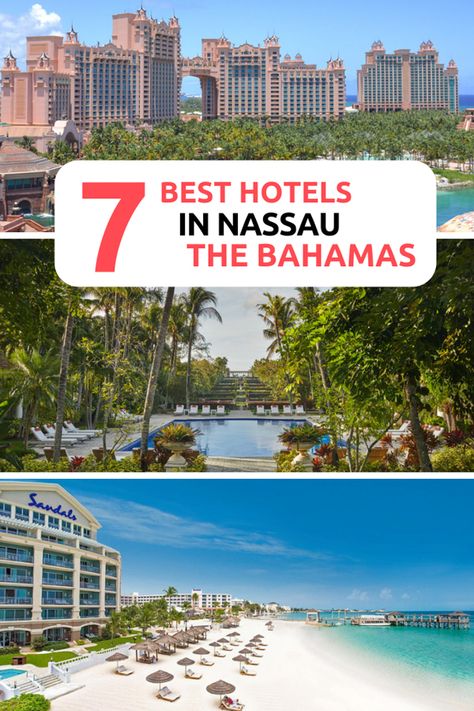 The top Nassau Bahamas Hotels and all inclusive hotels in Nassau Bahamas! Our guide to the vest best Bahamas Hotels available on Nassau, New Providence and Paradise Island. From the Colonial Hilton to the Graycliff hotel, there is every type of Bahamas Hotel in Nassau to fit every budget and need. From Luxury Bahamas Hotels to Beach Resorts, Paradise Island has the best hotels for a Bahamas Vacation or Honeymoon. #Nassau #BahamasHotels #ParadiseIsland #Bahamas #AtlantisBahamas #BahamasResort Nassau Bahamas Hotels, Bahamas Hotels, Bahamas Travel Guide, Bahamas Resorts, Bahamas Honeymoon, Atlantis Bahamas, Bahamas Travel, Best All Inclusive Resorts, Nassau Bahamas