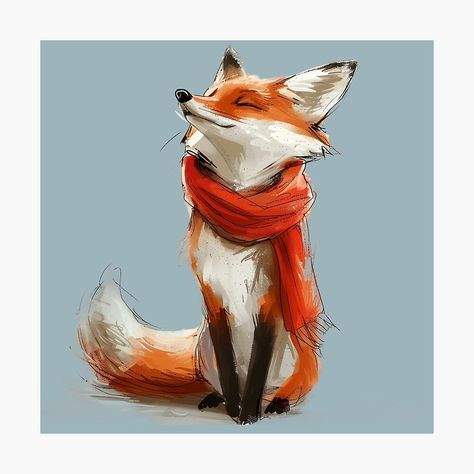 Get my art printed on awesome products. Support me at Redbubble #RBandME: https://www.redbubble.com/i/photographic-print/Hand-Drawn-Fox-by-MashMashDesign/162003546.6Q0TX?asc=u Fox Paintings, Animal Drawing Inspiration, Hand Drawn Fox, Fox Artwork, Art Fox, Fox Painting, Animal Drawing, Fox Art, Guilty Pleasure