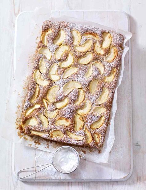 Spiced Dorset apple traybake Apple Traybake, Winter Cakes, Mary Berry Recipe, Tray Bake Recipes, Tray Bake, Cake Tray, British Bake Off, Berries Recipes, Great British Bake Off