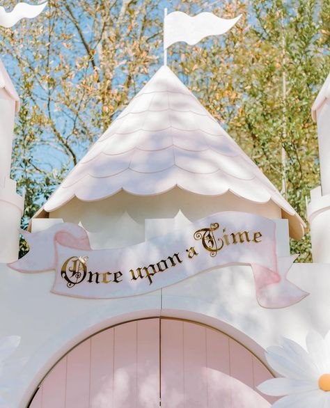 Once Upon A Time 1st Birthday Party, Once Upon A Time Birthday Party, Once Upon A Time Party, Once Upon A Time Birthday, Cinderella Birthday Party Decorations, Ballet Birthday Party, Cinderella Birthday Party, Princess Birthday Party Decorations, Happy Birthday Decor