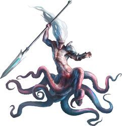 Cecaelia | Warriors Of Myth Wiki | FANDOM powered by Wikia Octopus Mermaid, Native American Mythology, American Mythology, Beast Creature, Cthulhu Mythos, Mermaids And Mermen, Underwater Creatures, Fantasy Races, Fantasy Monster