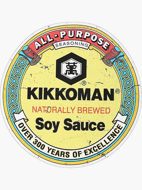 "Kikkoman Soy Sauce" Sticker by kanban | Redbubble Diy Rice Bags, All Purpose Seasoning, Cooking Sauces, Graphic Design Packaging, Kikkoman Soy Sauce, Samsung Galaxy Cases, Ipad Cases, Salt And Water, Glossier Stickers