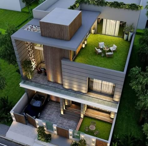 40 Top Beautiful Exterior House Designs ideas - Engineering Discoveries House Projects Architecture, Two Story House, Modern Small House Design, Small House Design Exterior, Best Modern House Design, House Design Exterior, House Design Pictures, Modern House Facades, Architect Design House