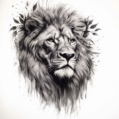 Tattoo Lioness, Tiger Face Tattoo, Lion Art Tattoo, Big Cat Tattoo, Lion Sketch, Tattoo Lion, Lioness Tattoo, Buddha Tattoo Design, Lion Tattoo Sleeves