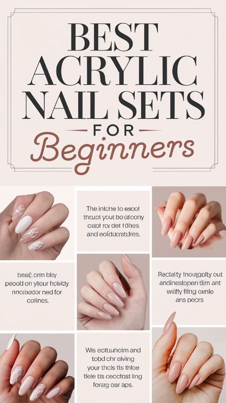 Ready to elevate your nail game? Discover the **Best Acrylic Nail Sets for Beginners** that make stunning manicures easy and fun! From essential tools to vibrant shades, these kits are perfect for newbies. Get tips, tricks, and inspiration to unleash your creativity! #NailArt #AcrylicNails #DIYM Best Nail File, Acrylic Nail Set, Nail Tape, Acrylic Nail Kit, Nail Forms, Nail Sets, Acrylic Powder, Essential Tools, Nails At Home