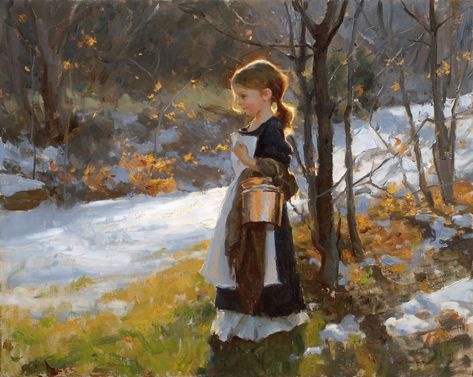 Michael Malm First Snow Michael Malm, English Paintings, Kim English, Art With Meaning, Artist Workshop, English Art, English Artists, Oil Painting Portrait, Plein Air Paintings