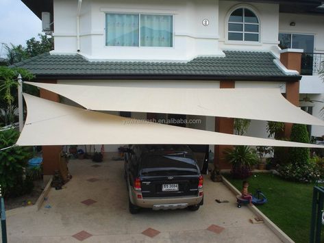 Carport Shade, Outdoor Garage Lights, Waterproof Shade Sails, Pergola Carport, Car Shade, Carport Designs, Shade Sails, Wood Pergola, Diy Shades