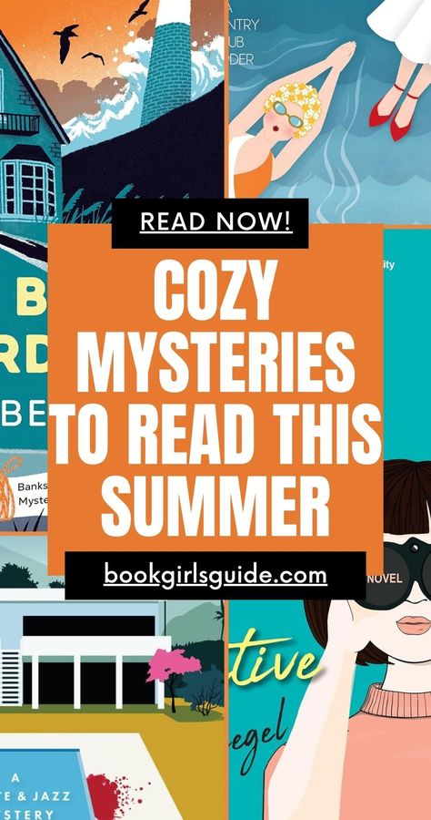 Cozy Summer Books, Summer Mystery Books, Summer Reading Lists For Women, Cozy Mystery Books Reading Lists, Best Mystery Series, Summer Book Recommendations, Mystery Books To Read, Mystery Books Worth Reading, Summer Tbr