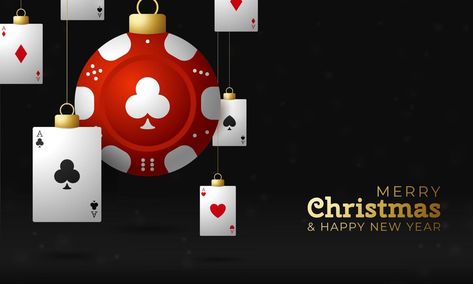 Poker Chip, Casino Poker, Xmas Ideas, Poker Chips, Hang On, Black Background, Christmas Card, Black Backgrounds, Poker