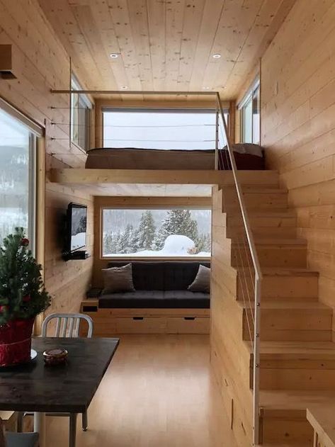 Tiny House Vacation, Tiny House Interior Design, Home Vacation, Best Tiny House, Tiny House Inspiration, Tiny Spaces, Tiny House Interior, Tiny House Cabin, Small Cabin