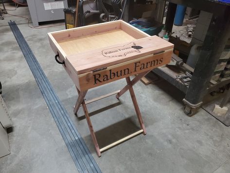 Rabbit Grooming Table, 4 H Rabbits, Rabbit Show Table, Show Rabbit Setup, 4h Rabbit Showing, Diy Livestock Show Boxes, Diy Rabbit Cage, Show Rabbits, Raising Rabbits For Meat